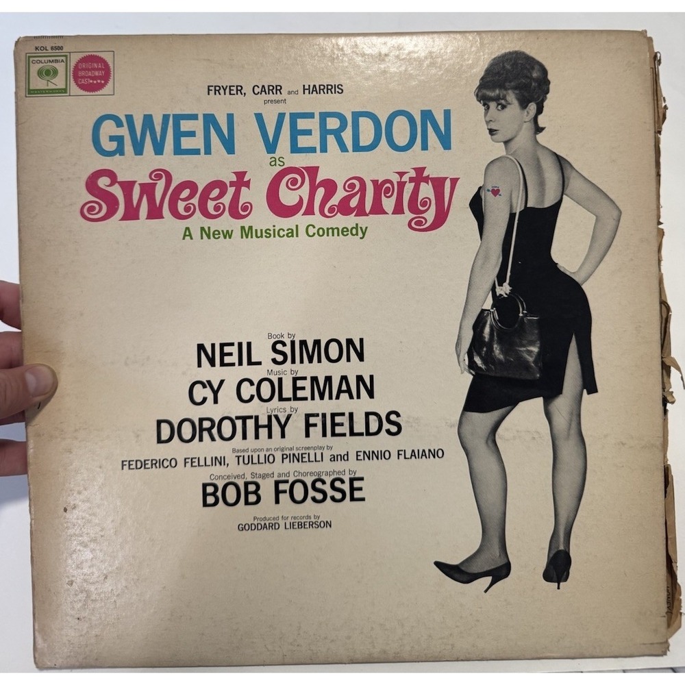 Gwen Verdon as Sweet Charity a musical comedy Record